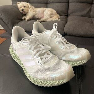 Adidas Parley x 4D Run 1.0 LTD Running Shoes Men’s 10 White Iridescent FW1229